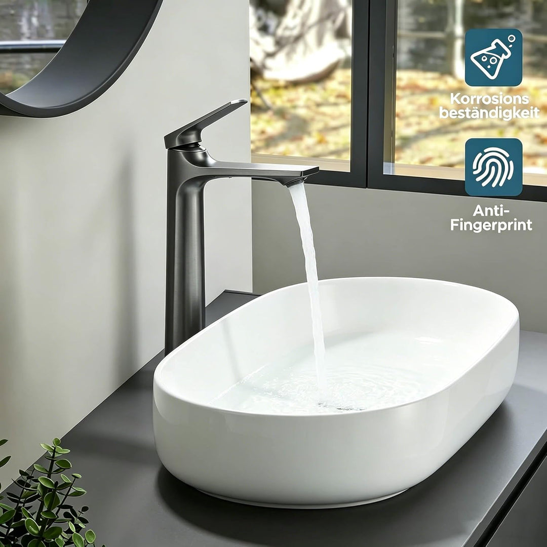 Waschtischarmatur, Wasserhahn Bad, Waschbecken Badarmatur, Einhand Mischbatterie modern – Armatur Ba