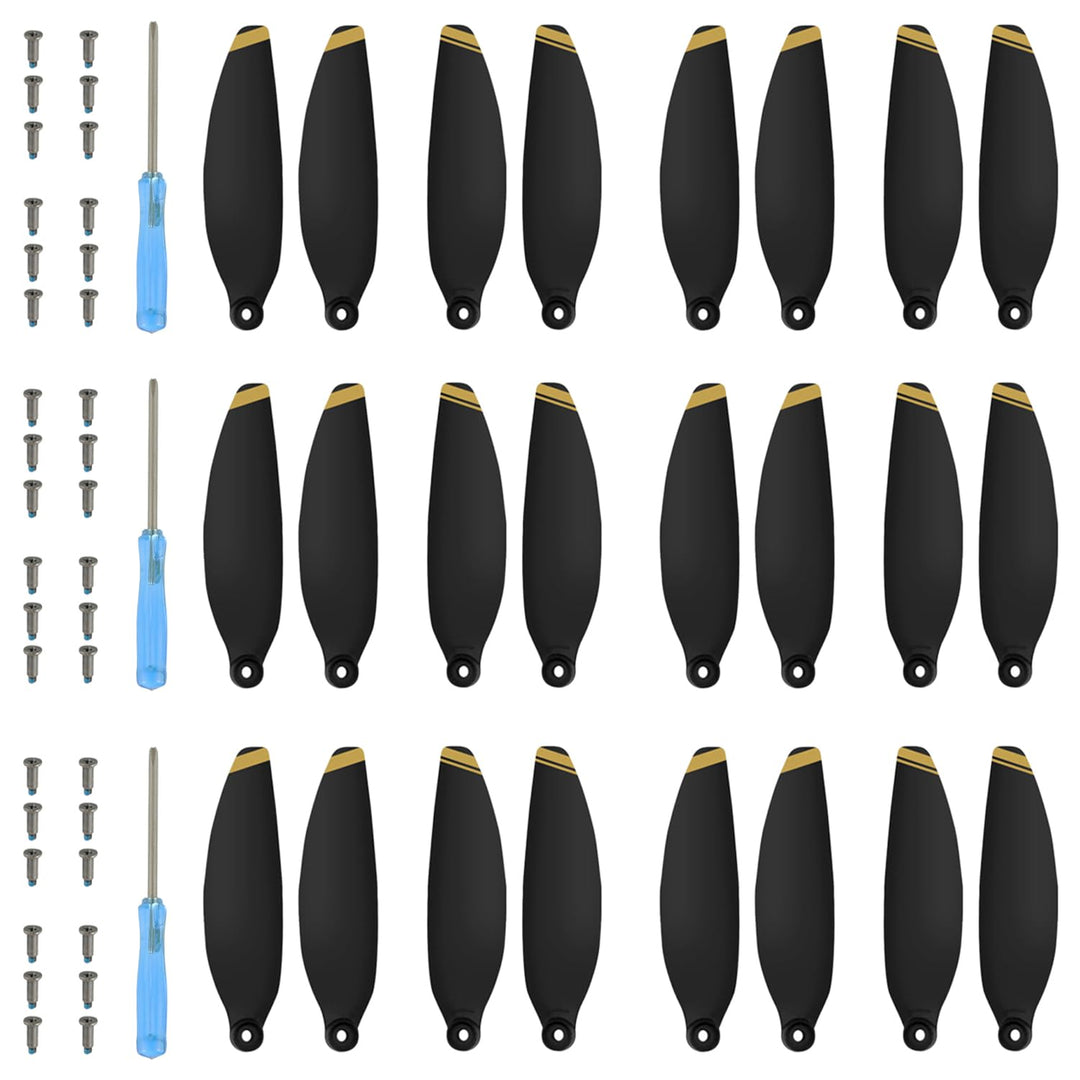 24Pcs Propeller für DJI Mini 4K, Mini 2 SE/ 2/ SE | Drohnen Ersatzpropeller Luftschrauben Set mit Sc