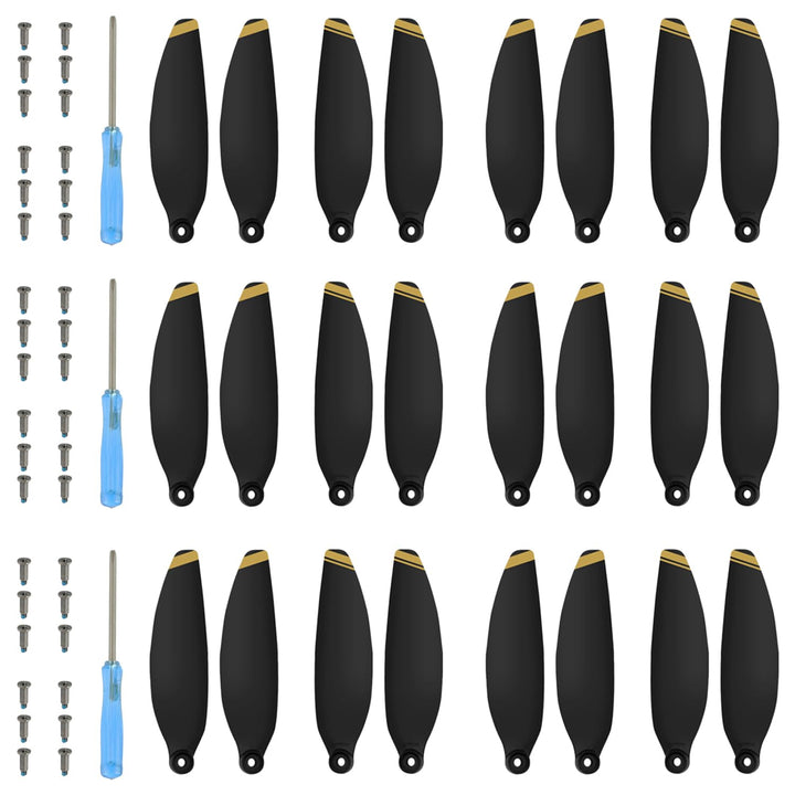 24Pcs Propeller für DJI Mini 4K, Mini 2 SE/ 2/ SE | Drohnen Ersatzpropeller Luftschrauben Set mit Sc