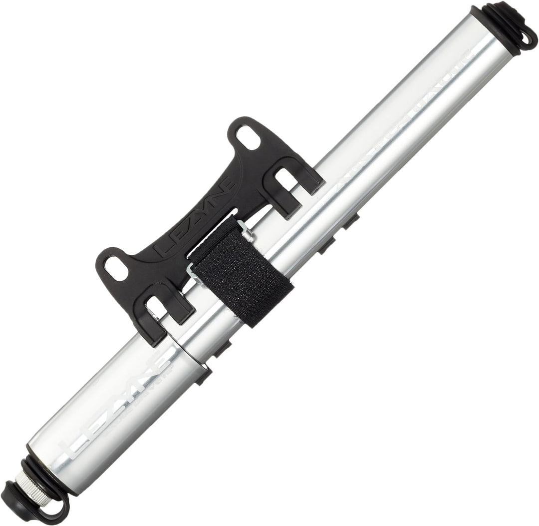 Lezyne Minipumpe CNC Gauge Drive, 24, 1-MP-GDHP-V1M04 Silber-Glänzend, Silber-Glänzend