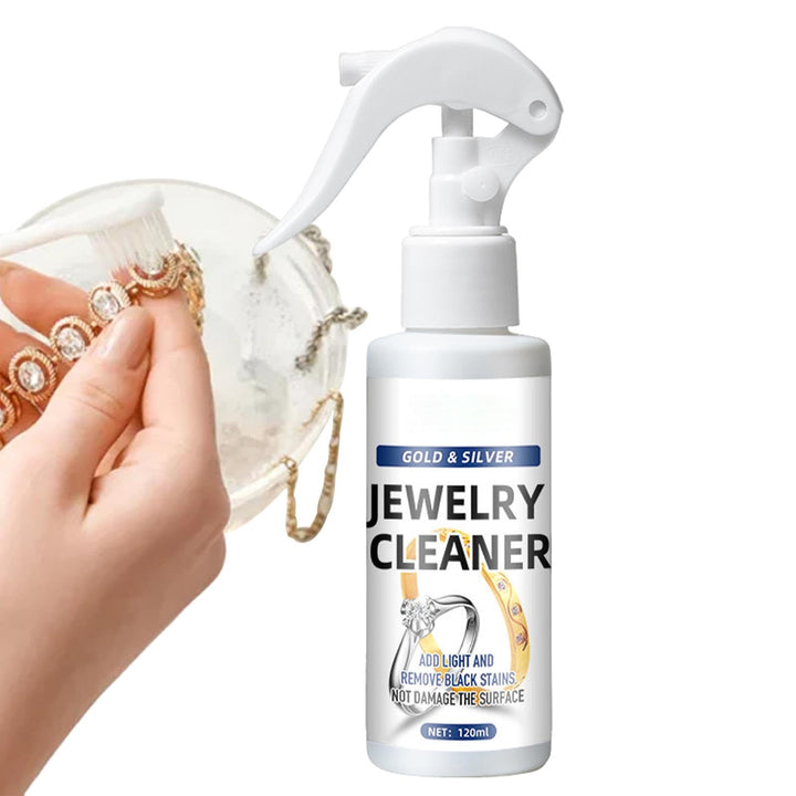 Schmuck-Reinigungsspray, 120 ml, sofortiger Anlaufentferner, schnelle Schmuckreinigerlösung, Anlaufs