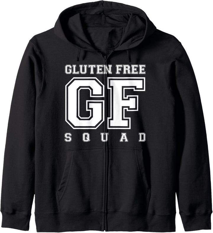 GLUTENFREI ZÖLIAKIE GLUTEN FREE SQUAD GESUNDHEIT Kapuzenjacke