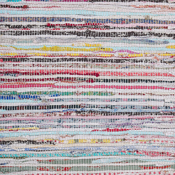 Schöner Teppich Baumwolle 80x150 cm bunt Mersin