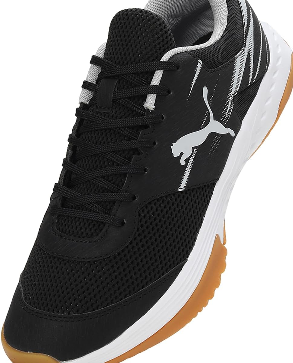 PUMA Herren Varion Ii Hallenturnschuh 40 EU Puma Black Cool Light Gray Yellow Blaze Gum, 40 EU Puma