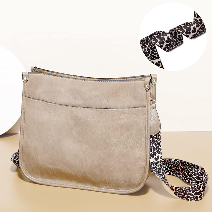 EVEOUT Umhängetasche aus PU Leder für Damen Grosse Kapazität Schultertaschen Allgleiches beiläufige
