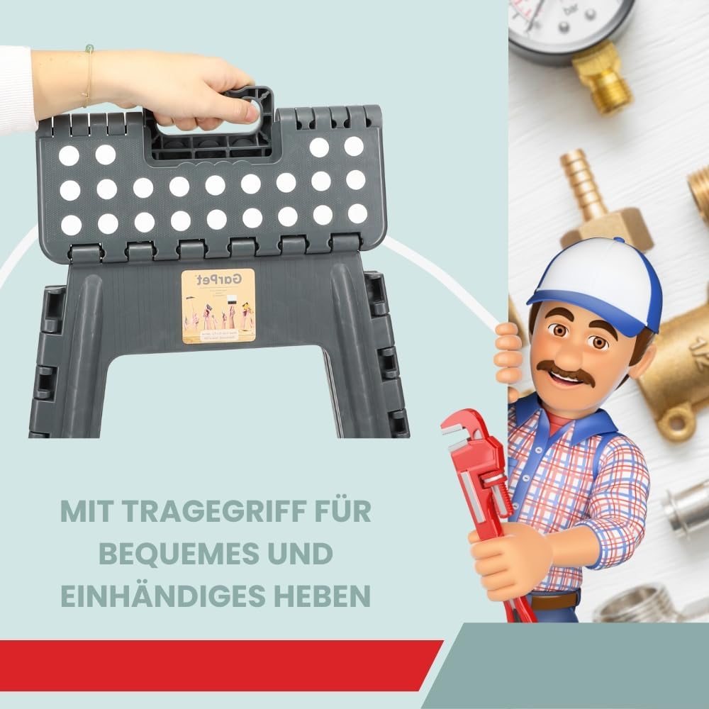 Klapphocker Campinghocker Faltbar Ultraleicht Falthocker Tritthocker Aufstiegshilfe Camping Klapptri