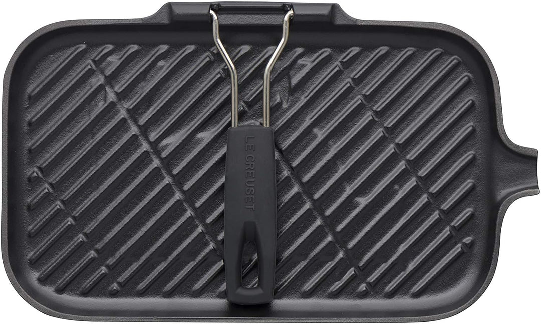 Le Creuset Gusseisen-Grillpfanne, , Schwarzmatt, 20049000000400 36 cm Rechteckig, 36 cm Rechteckig