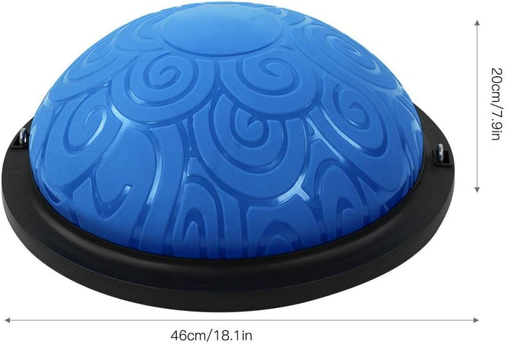 Ejoyous Balance Ball Trainer, 46cm Anti-Rutsch Balance Board Halbkugel Gymnastikball Yoga Halbball m