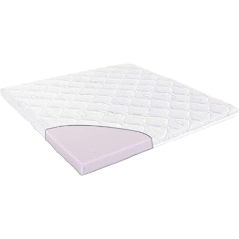 tiSsi ® Matratze by Träumeland 85x89 cm für 4-eckige Laufgitter/Laufställe Weiss, Weiss