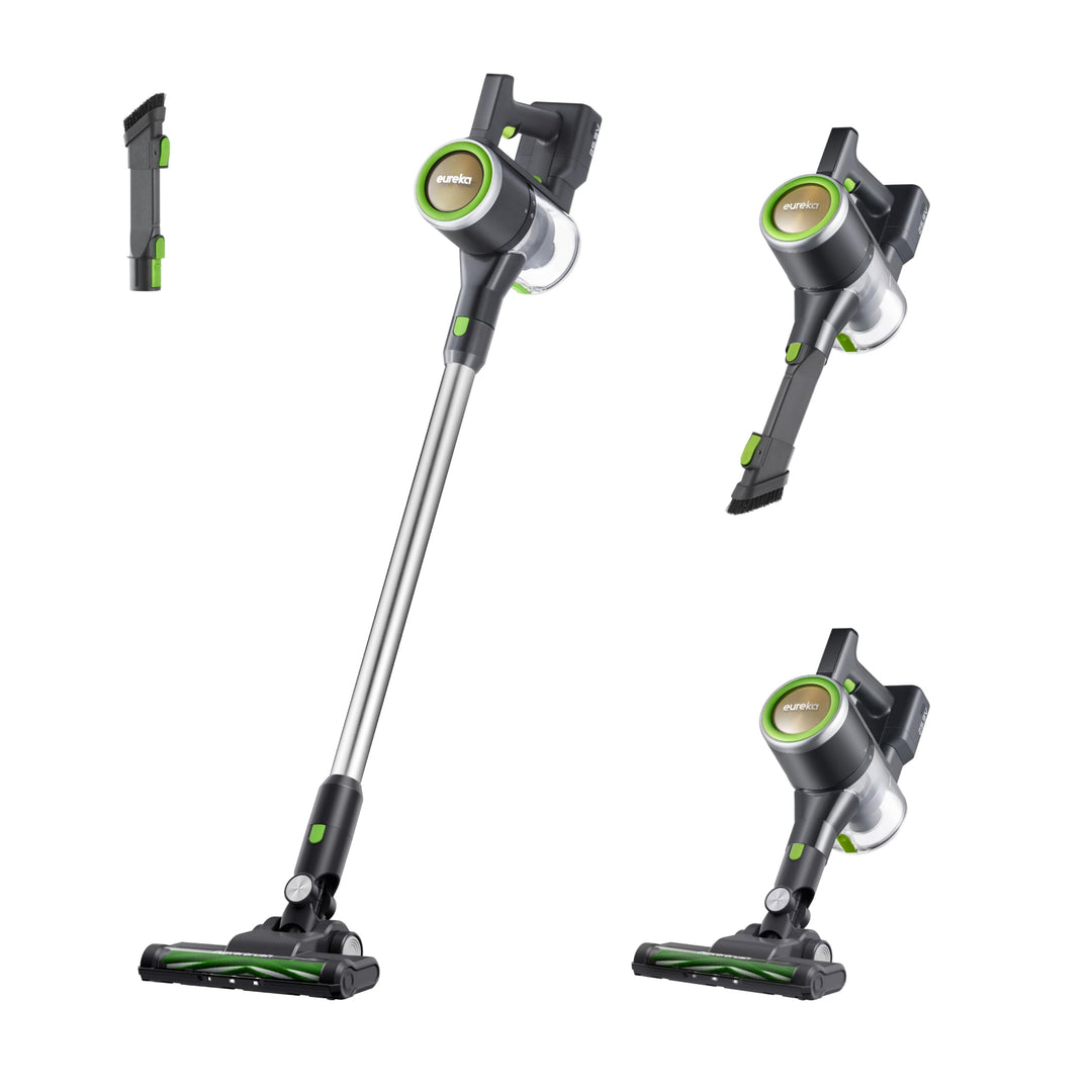EUREKA NEC370 Akku Staubsauger,3-in-1 Design Staubsauger kabellos,2 wiederaufladbare herausnehmbare