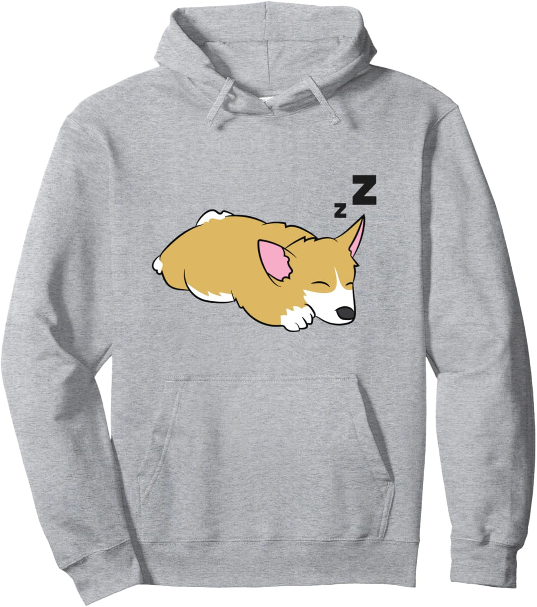 Lustiger Corgi Schlafender Corgi Welpe Müder Hund Corgis Pullover Hoodie