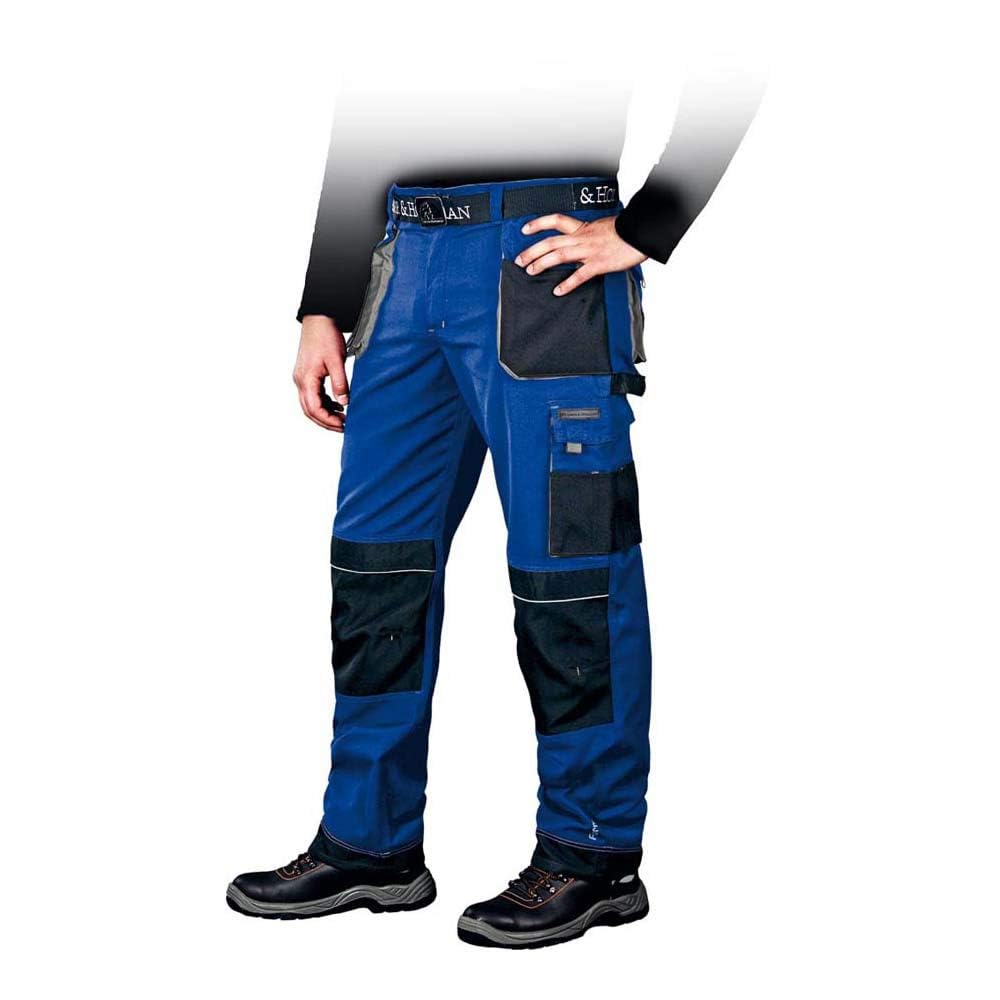 Leber &amp; Hollman Herren Arbeitshose LH-FMN-T B, 65% Polyester 35% Baumwolle 270 g/m2, Bundhose mit Ta
