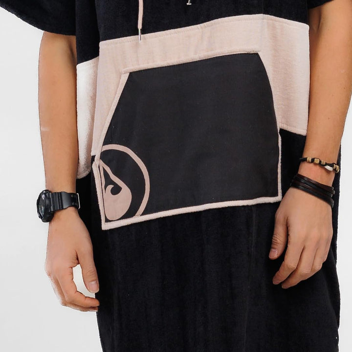 WAVE HAWAII Barravento Surfponcho für Körpergrössen 160-190 cm Poncho 100% ÖKO Baumwolle Velours Umk