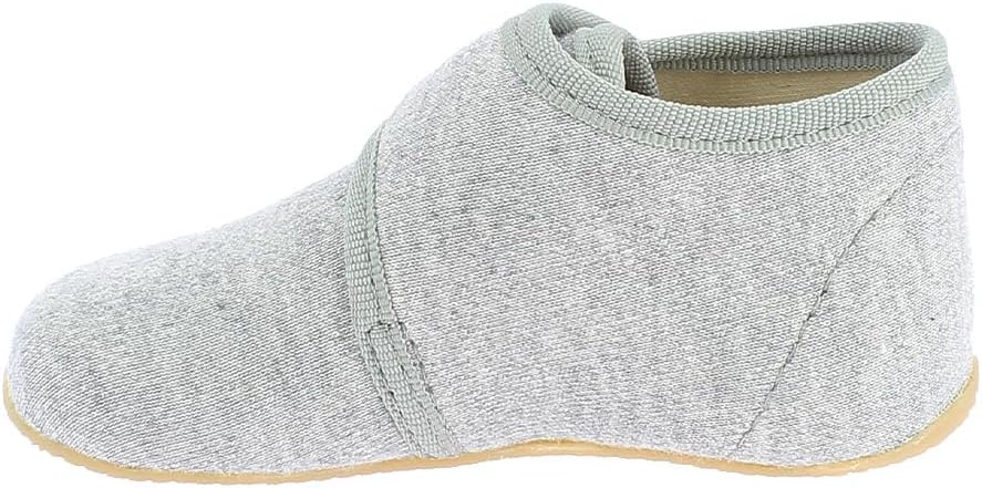 Living Kitzbühel Unisex Kinder Babyklett. Jersey Unifarben Hausschuh 20 EU Hellgrau, 20 EU Hellgrau