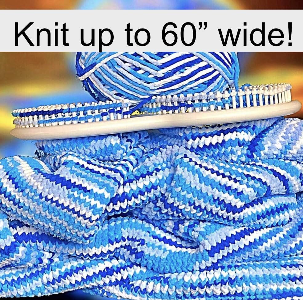 Authentic Knitting Board Knitting Board, Strick, Various, 48.3 x 29.2 x 4.4 cm Webrahmen, Webrahmen