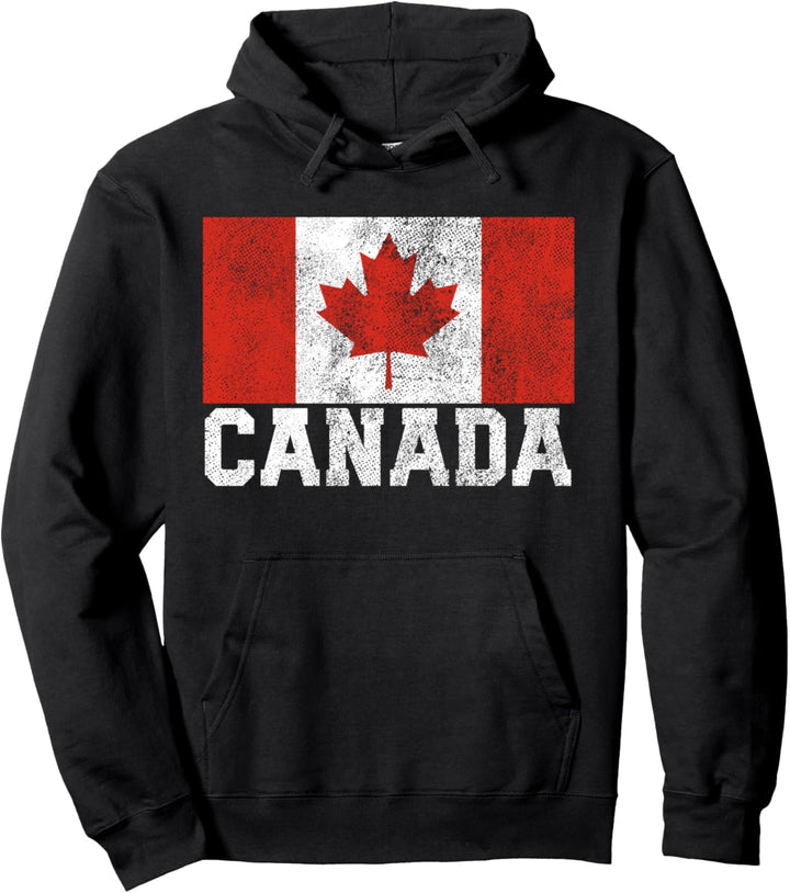 Kanadische Flagge National Pride Roots Country Family Pullover Hoodie