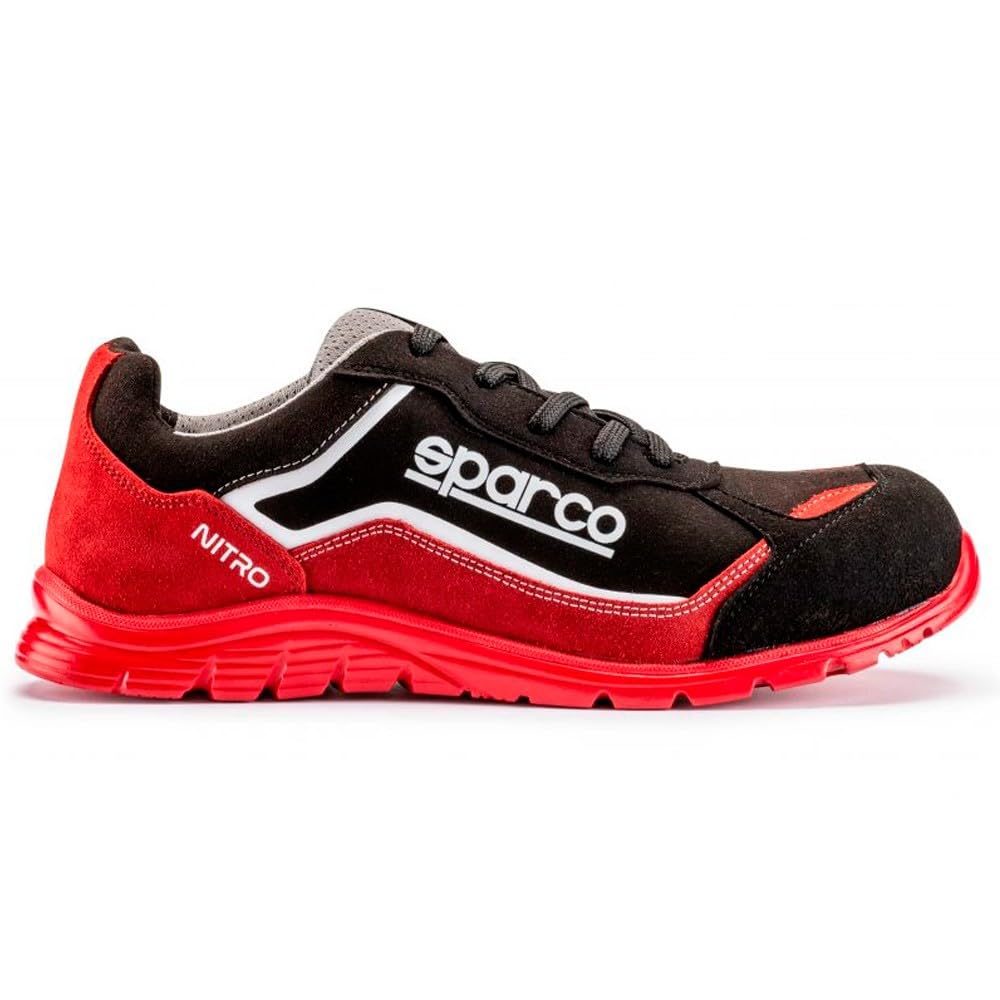 Sparco - Nitro ESD S3L SR FO - Unisex-Sicherheitsschuhe zum Laufen - Wasserabweisende Arbeitsschuhe