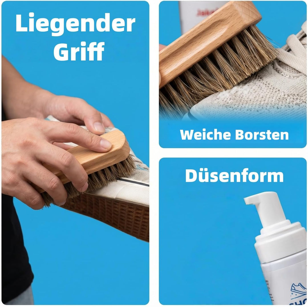 SHENYI 10-in-1 Sneaker Cleaner Set Enthält Reinigungsspray Reinigungspaste Reinigungstuch Reinigungs