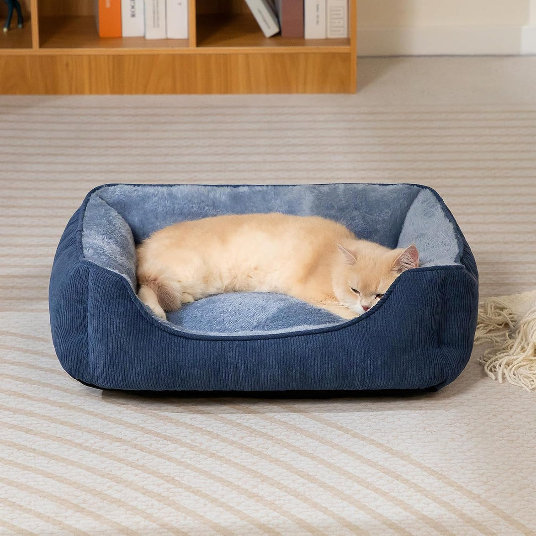 Hollypet Katzenbett Kleines Hundebett Haustierbett für Katzen und Welpen, Weiches Haustierschlafbett
