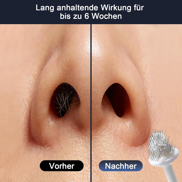 Nasenhaarentferner, Nasenhaar Wachs Set mit 30 Wachs-Sticks zur Entfernung von Nasen, USB-Schnellwär