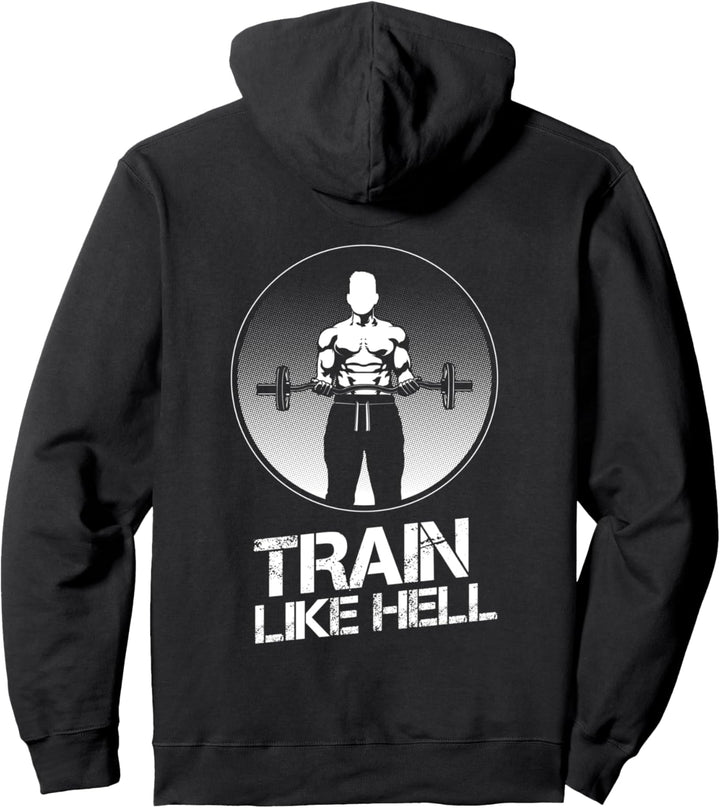 Fitness Spruch Motivation Fitnessstudio Kleidung Bodybuilder Pullover Hoodie
