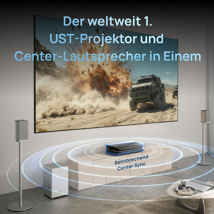 AWOL VISION ThunderBeat 4.1.2 kabelloses Heimkino-Soundsystem, Surround-Sound-System mit Zwei 120-W-