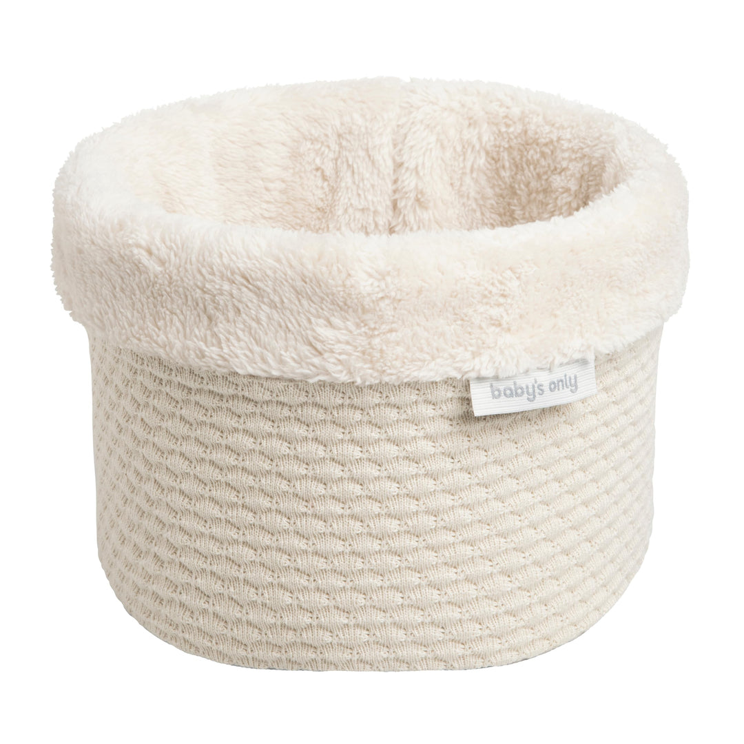 Baby's Only - Körbchen Sky - Wickeltisch Organizer - Gestrickte Aufbewahrungsbox für Kinderzimmer -
