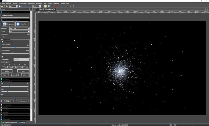 Bresser Teleskop Full HD Deep-Sky Kamera mit ST4 Autoguider, Allround-Kamera mit SONY IMX290 Farb-Se