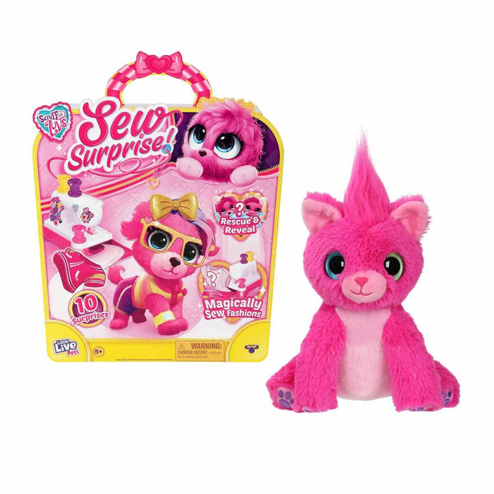 Little Live Pets Scruff-a-Luvs Sew Surprise. Retten, enthüllen und pflegen Sie einen geheimnisvollen