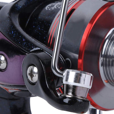 Spinning Angelrolle, Sea Fishing Reel mit Metallspule und 6 Lagern für das Bootfischen mit Bremsentl