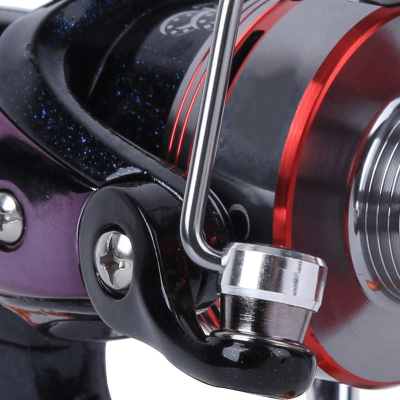 Spinning Angelrolle, Sea Fishing Reel mit Metallspule und 6 Lagern für das Bootfischen mit Bremsentl