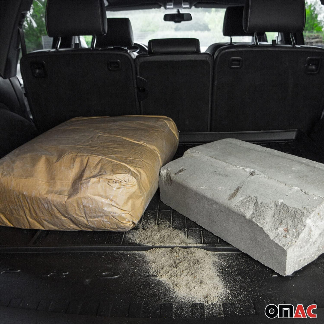 OMAC Gummi Kofferraumwanne kompatibel mit Hyundai i30 2011-2017 TPE Laderaumwanne Schwarz