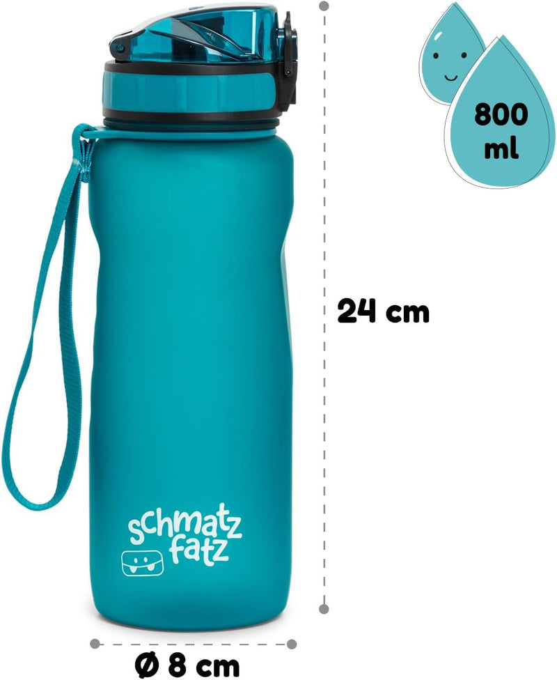 schmatzfatz Sport-Trinkflasche, hält das Wasser kalt, Trinkflaschen für Erwachsene, Kinder, Trinkfla