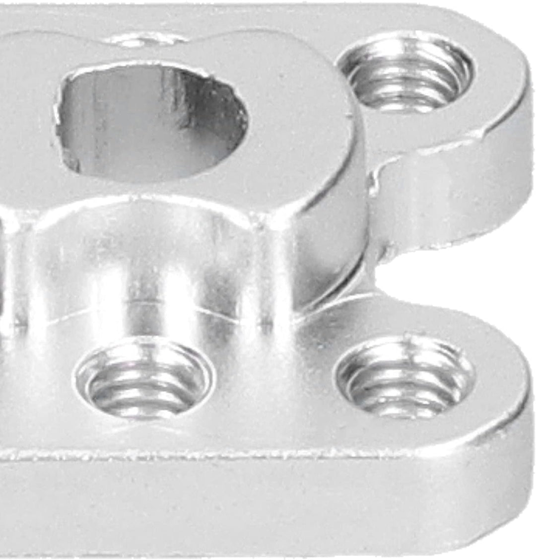 2Pcs Flansch Wellenkupplung Aluminiumlegierung 6mm D Loch Leichte Flanschkupplung Stecker Lagerbesch