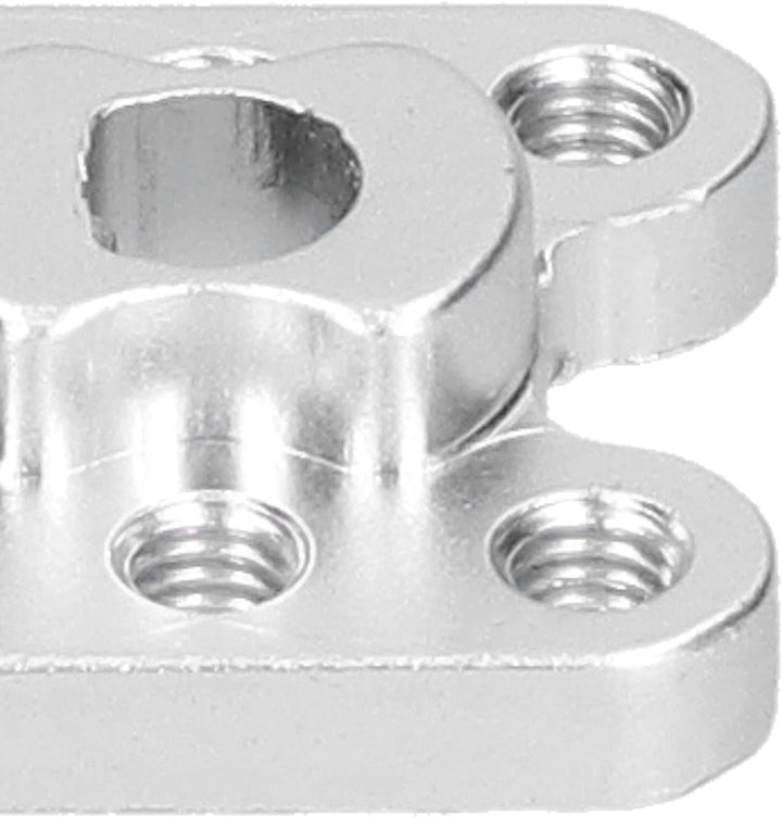 2Pcs Flansch Wellenkupplung Aluminiumlegierung 6mm D Loch Leichte Flanschkupplung Stecker Lagerbesch