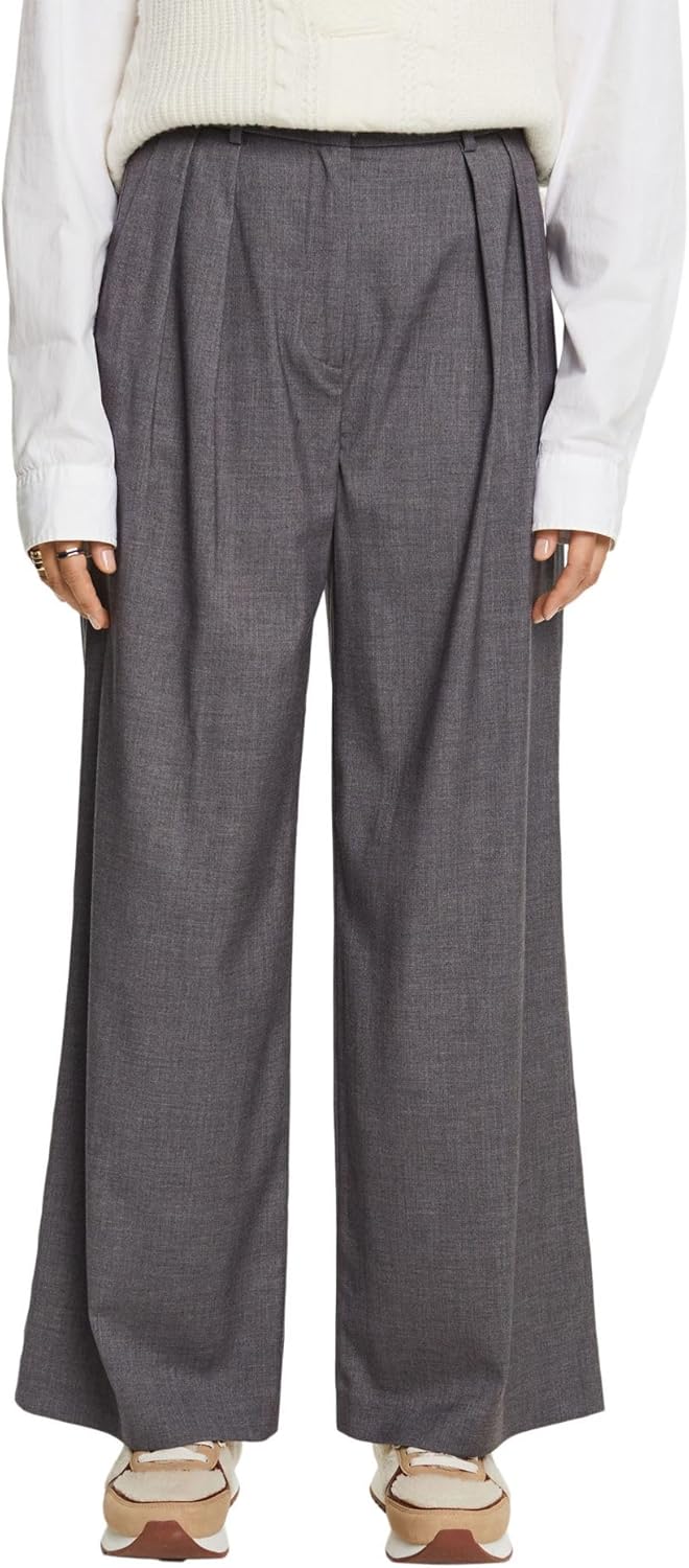 ESPRIT Damen Hose 30W / 34L 039/Medium Grey 5, 30W / 34L 039/Medium Grey 5
