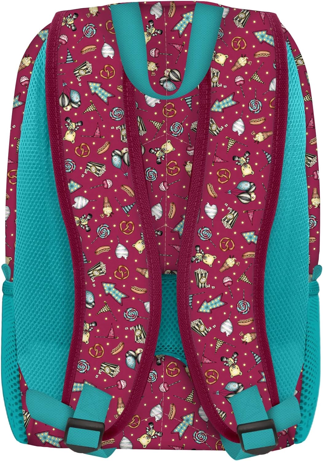 Santoro 1130GJ03 Gorjuss Fairground Rucksack Feuerwerk, 34,5 x 43,5 x 22 cm, blau