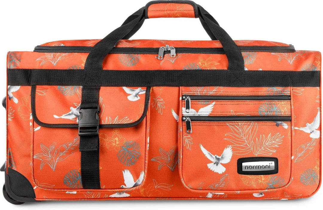 normani Stabile Reisetasche Trolley Big Size XL 80-150 Liter mit 2 Rollen –Robust und wasserabweisen