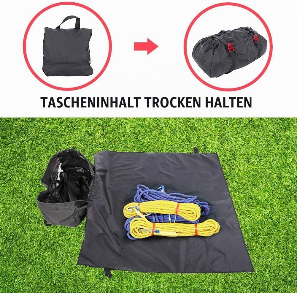 MAGT Kletterseil-Tasche, Climbing Gear Bag for Bergsteigen Eisklettern Oxford Rucksack mit Seil-Matt