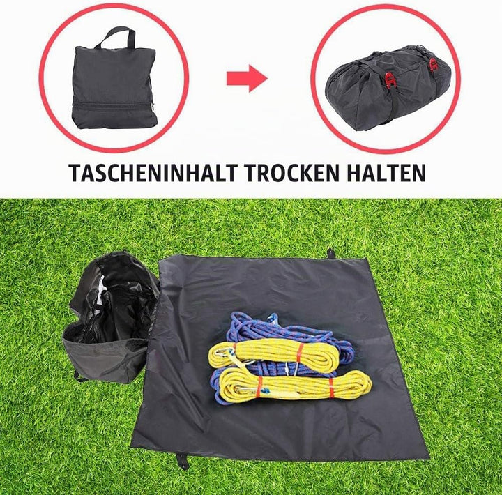 MAGT Kletterseil-Tasche, Climbing Gear Bag for Bergsteigen Eisklettern Oxford Rucksack mit Seil-Matt