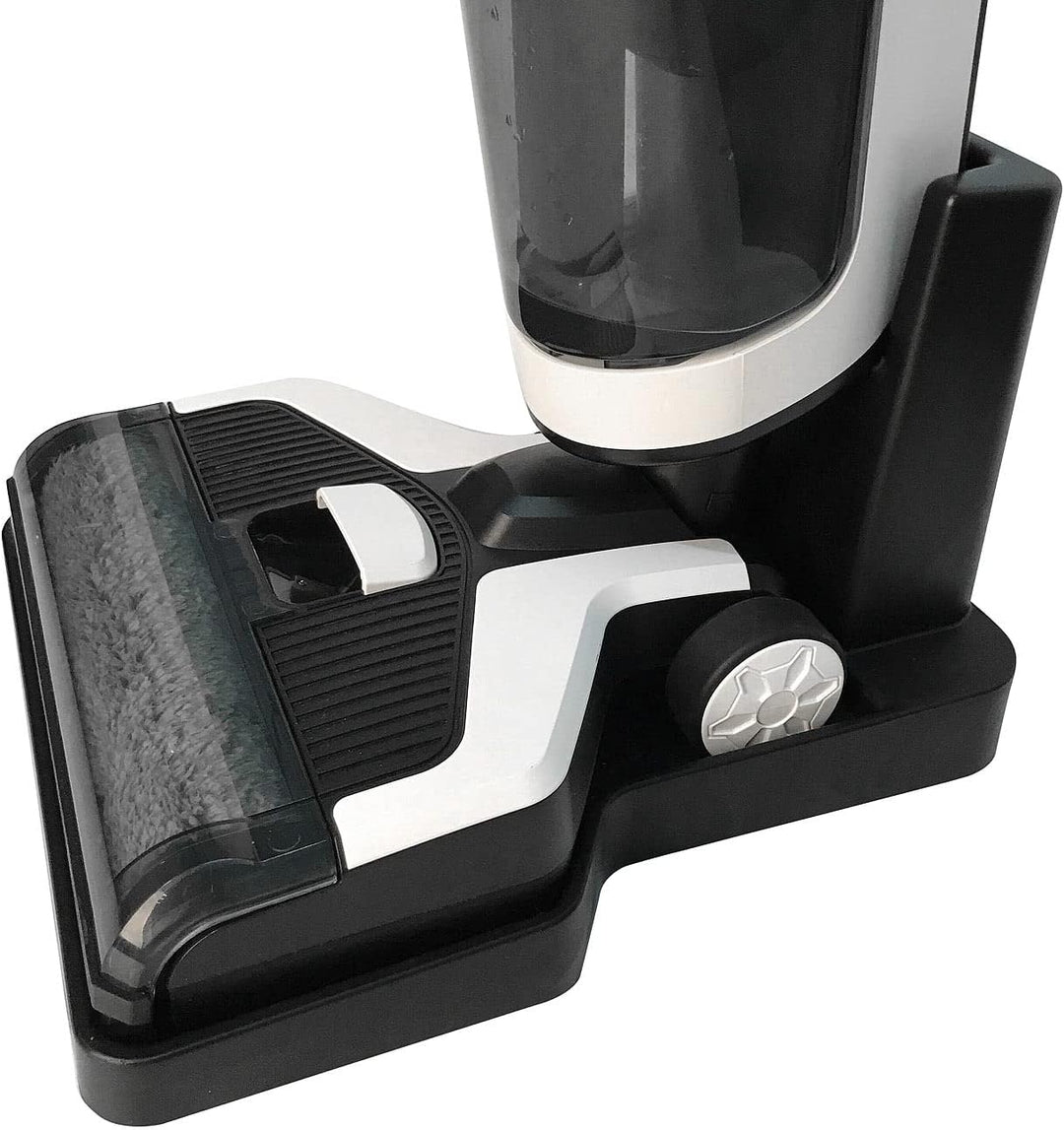 Sichler Haushaltsgeräte Staubsauger: High Power 2in1-Boden-Wischsauger mit Akku, OLED-Display, 17 kP