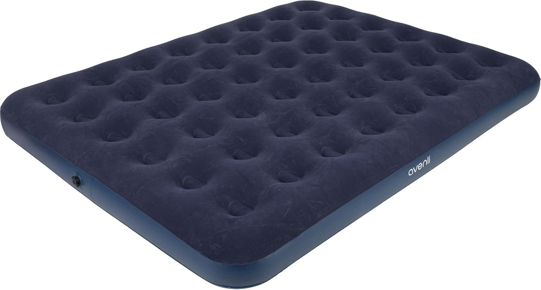 AVENLI Camping Luftmatratze für 2 Personen 203x152x22 cm aufblasbare Matratze Luftbett blau