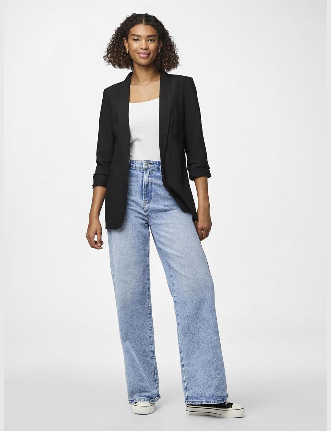 PIECES Female Blazer PCBOSELLA XS Schwarz, XS Schwarz