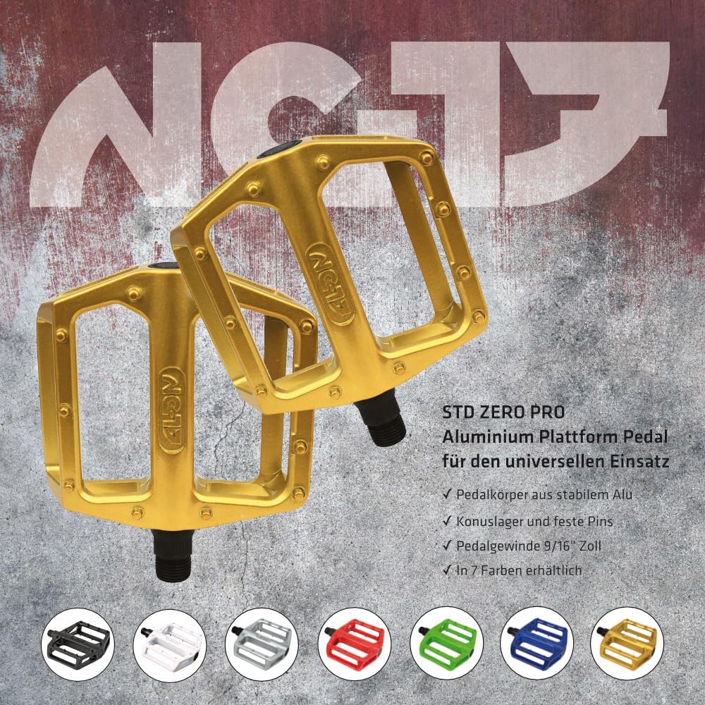NC-17 STD Zero Pro Aluminium Plattform Pedale / Fahrrad Pedale MTB / Mountainbike Pedal / BMX Pedal