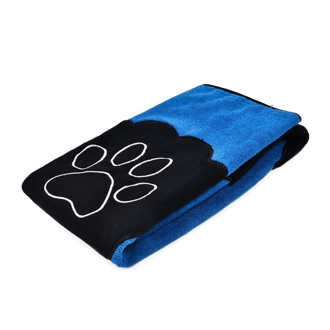 Sporty Mikrofaser Handtuch für Katzen und Hunde Towel in 3 Farben saugfähig (Blau), Blau