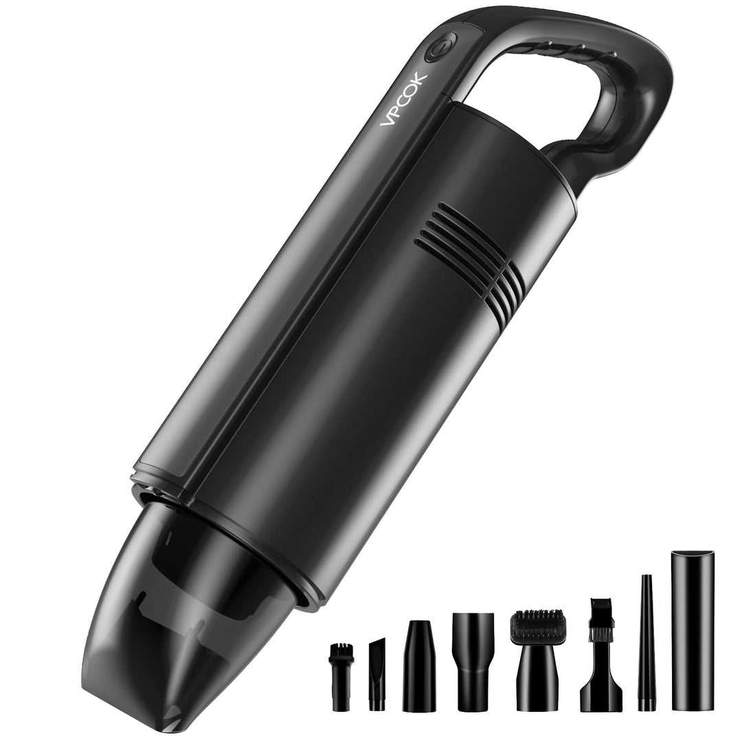 Vpcok Direct Handstaubsauger Leistungsstarker Akku Staubsauger 4500 Pa tragbarer Mini-Staubsauger US