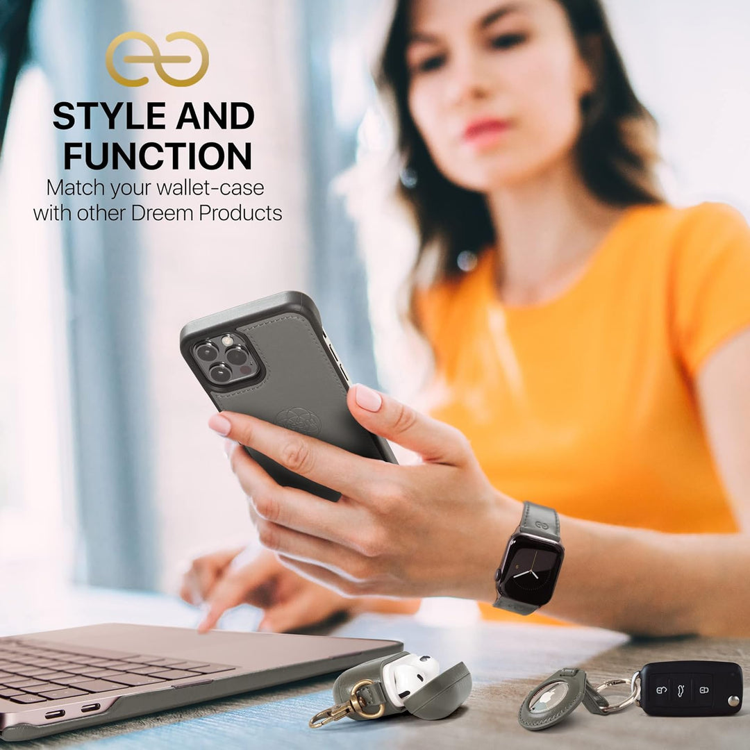 Dreem Fibonacci iPhone 14 Pro Geldbörsen-Hülle / 2-in-1 Stossfestes MagSafe Case und abnehmbares Lux