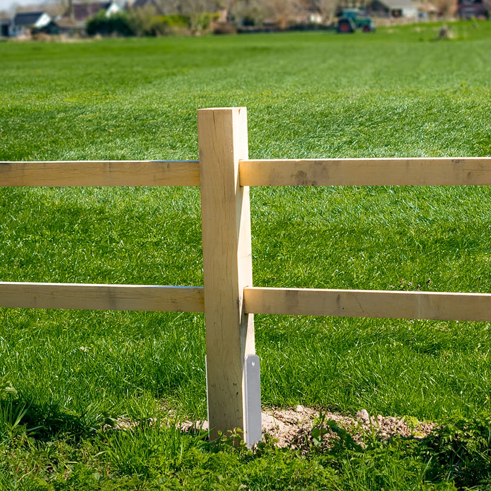 Herrselsam H-Anker Pfostenträger 600mm Länge, Materialstärke 4.7mm für stabile Holzkonstruktionen(6