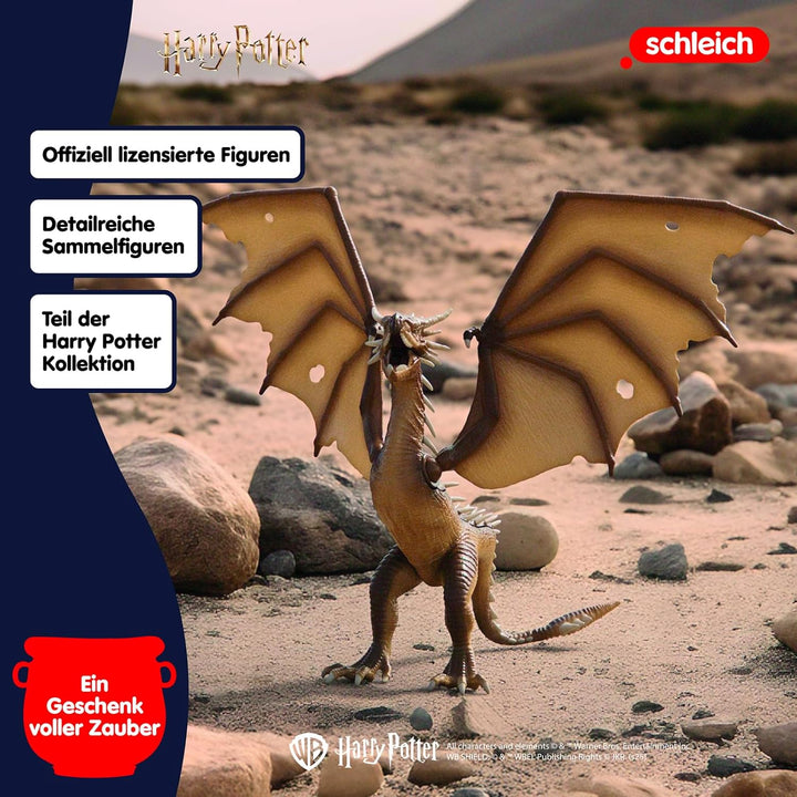 schleich 13989 Ungarischer Hornschwanz, ab 6 Jahren, HARRY POTTER - Spielfigur, 25,5 x 40 x 19,5 cm