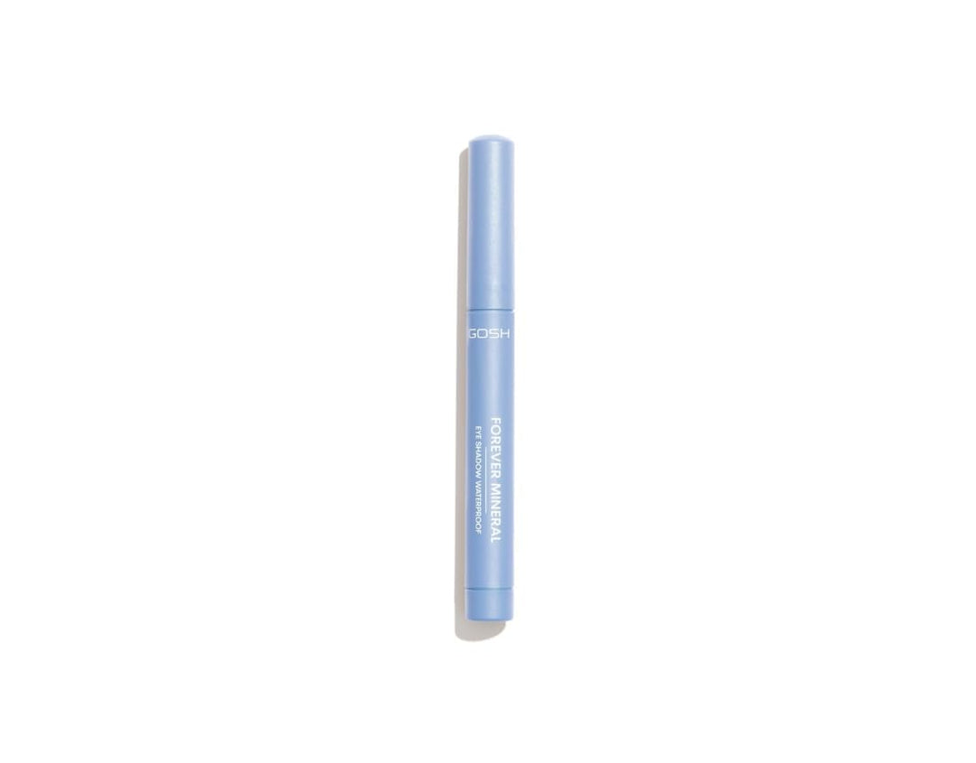GOSH Forever Mineral Matte Eyeshadow Stick 020 Matt Blue – Cream‑to‑Powder Matte White Eye Shadow Cr